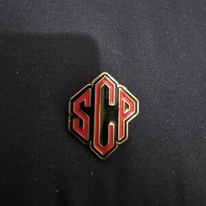 Scotty Cameron Red and Gold SCP Pin